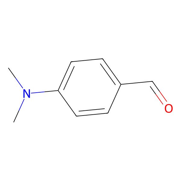 2D Structure of 4-(Dimethylamino)Benzaldehyde 2D Structure of 4-(Dimethylamino)Benzaldehyde