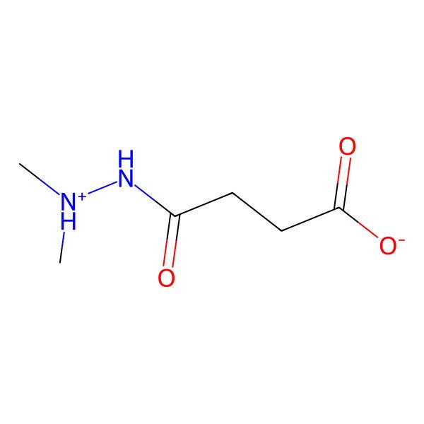 2D Structure of 4-[(Dimethylazaniumyl)amino]-4-oxobutanoate