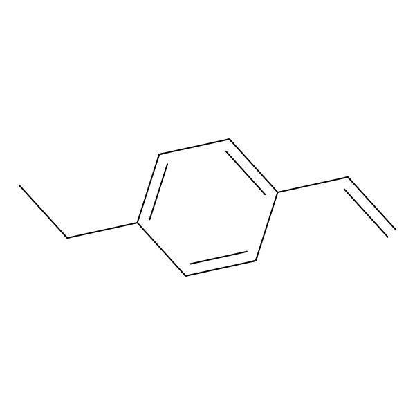 2D Structure of 4-Ethylstyrene