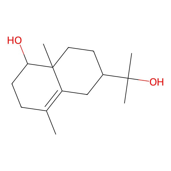2D Structure of 4-Eudesmene-1beta,11-diol 2D Structure of 4-Eudesmene-1beta,11-diol