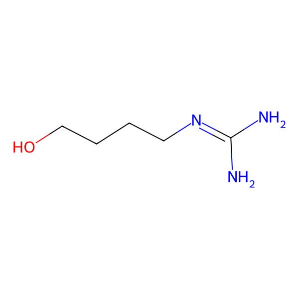2D Structure of 4-Guanidino-1-butanol