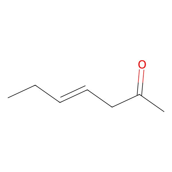 2D Structure of (4E)-4-Hepten-2-one