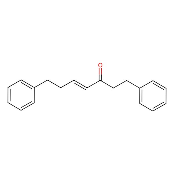 2D Structure of 1,7-Diphenylhept-4-en-3-one
