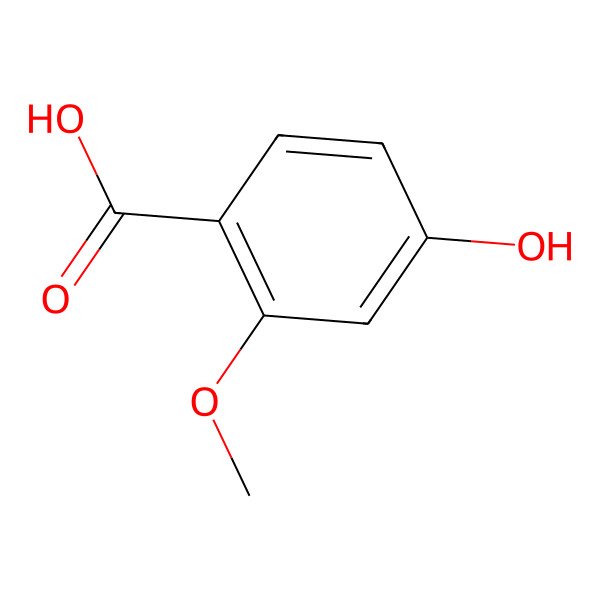 2D Structure of 4-Hydroxy-2-methoxybenzoic acid