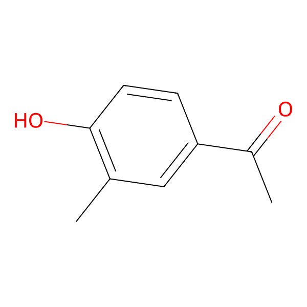 2D Structure of 4'-Hydroxy-3'-methylacetophenone