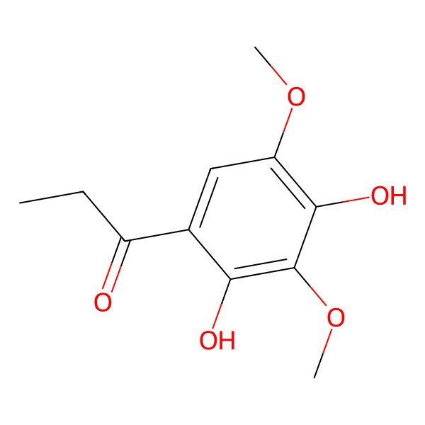 2D Structure of 4-Hydroxy-5-propionyl-1,3-di-o-methylpyrogallol 2D Structure of 4-Hydroxy-5-propionyl-1,3-di-o-methylpyrogallol