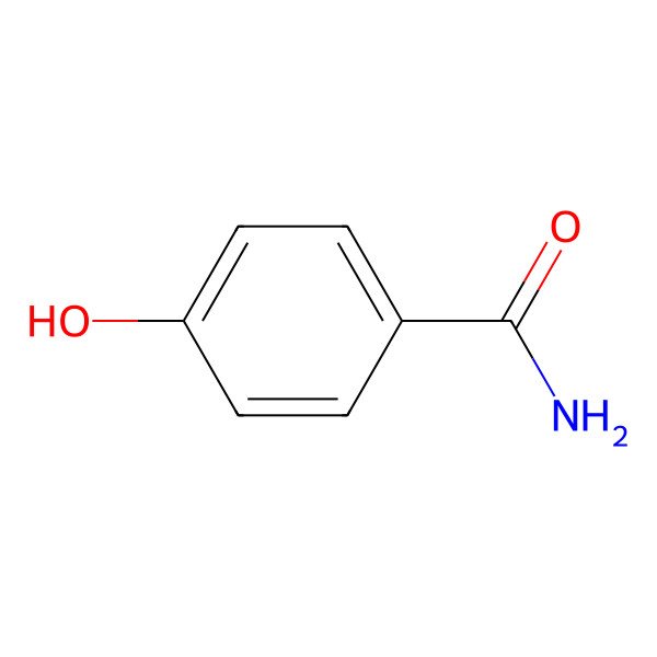 2D Structure of 4-Hydroxybenzamide