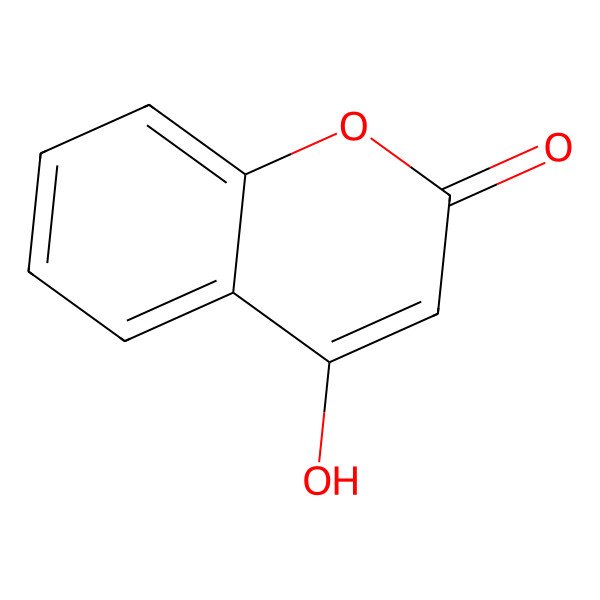 2D Structure of 4-Hydroxycoumarin