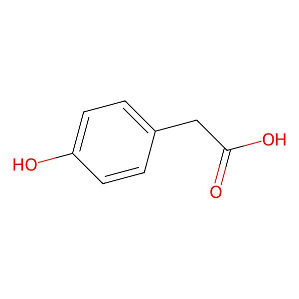 2D Structure of 4-Hydroxyphenylacetic acid