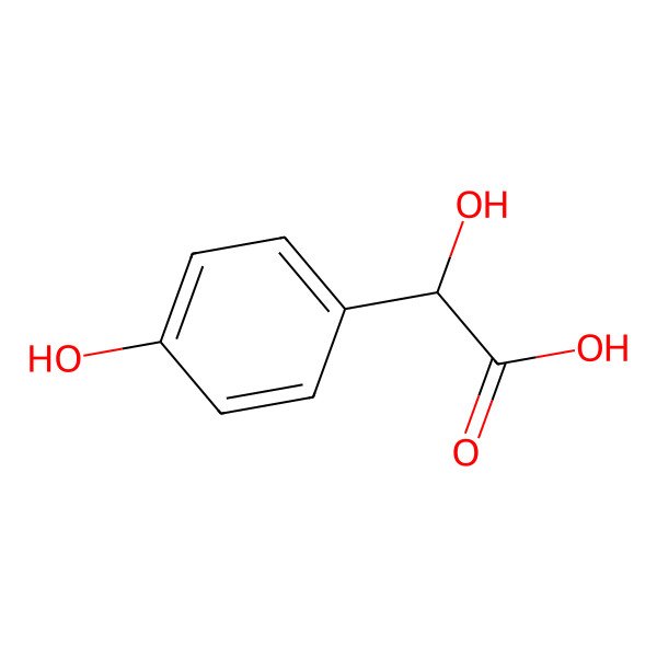 2D Structure of 4-Hydroxyphenylglycolic acid 2D Structure of 4-Hydroxyphenylglycolic acid