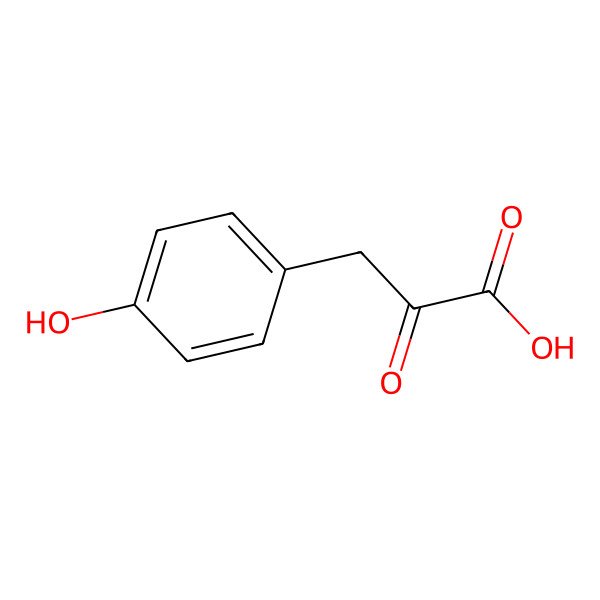 2D Structure of 4-Hydroxyphenylpyruvic acid