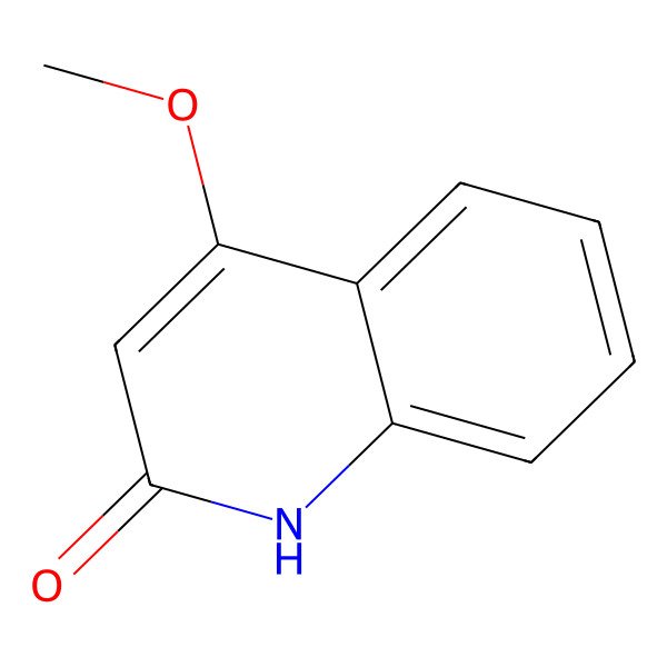 2D Structure of 4-Methoxy-1H-quinolin-2-one