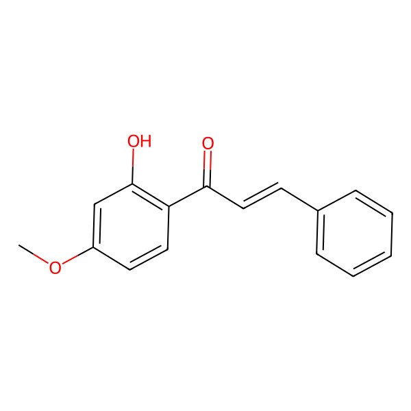 2D Structure of 1-(2-Hydroxy-4-methoxyphenyl)-3-phenylprop-2-en-1-one