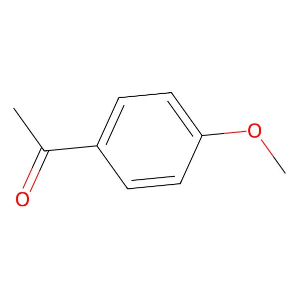 2D Structure of 4'-Methoxyacetophenone