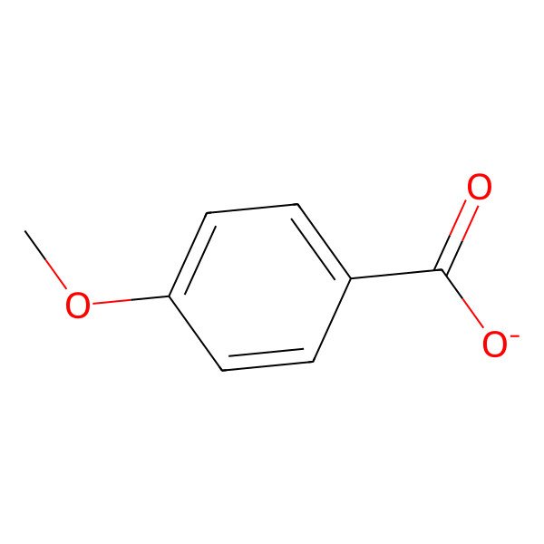 2D Structure of 4-Methoxybenzoate