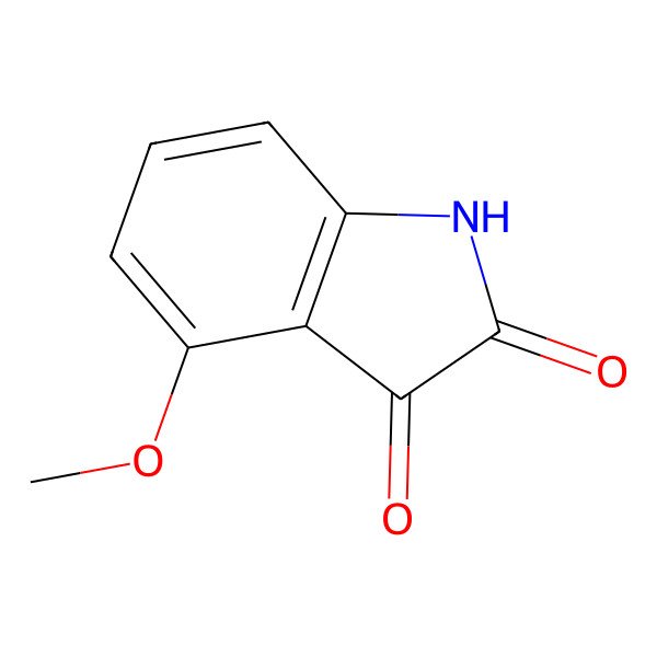 2D Structure of 4-Methoxyindoline-2,3-dione 2D Structure of 4-Methoxyindoline-2,3-dione