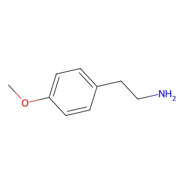 2D Structure of 4-Methoxyphenethylamine