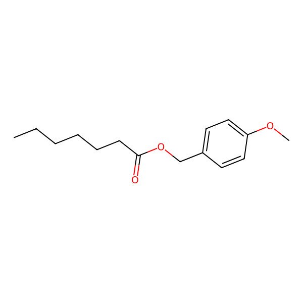 2D Structure of (4-Methoxyphenyl)methyl heptanoate 2D Structure of (4-Methoxyphenyl)methyl heptanoate