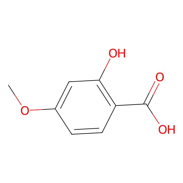 2D Structure of 4-Methoxysalicylic acid