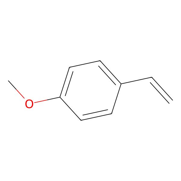 2D Structure of 4-Methoxystyrene
