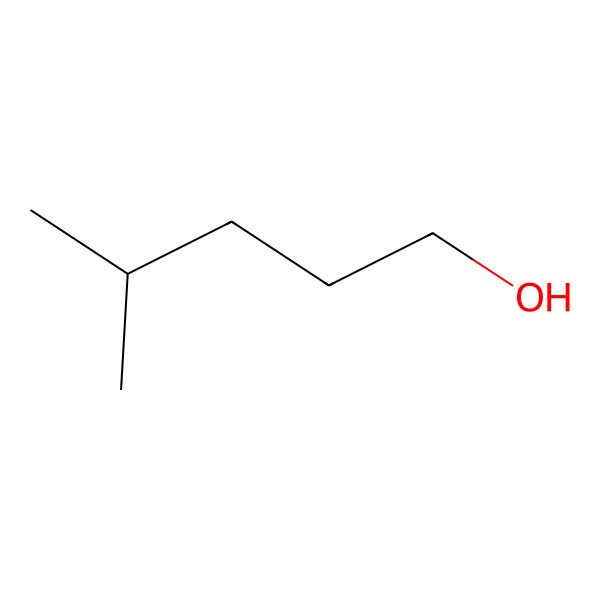 2D Structure of 4-Methyl-1-pentanol