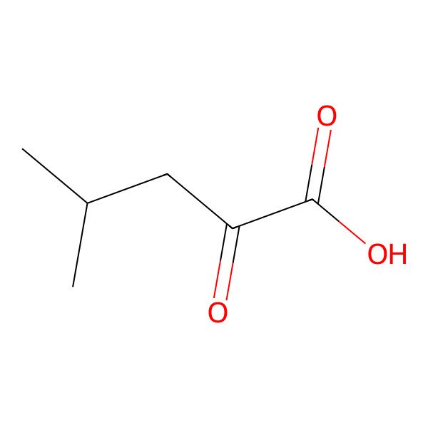 2D Structure of 4-Methyl-2-oxopentanoic acid