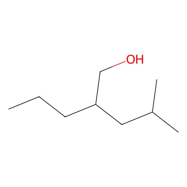 2D Structure of 4-Methyl-2-propylpentan-1-ol