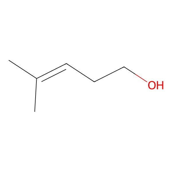 2D Structure of 4-Methyl-3-penten-1-ol