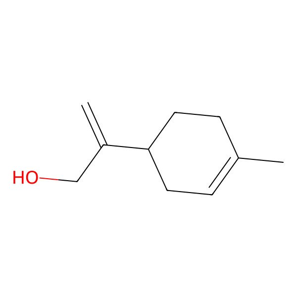2D Structure of 4-Methyl-beta-methylenecyclohex-3-ene-1-ethanol