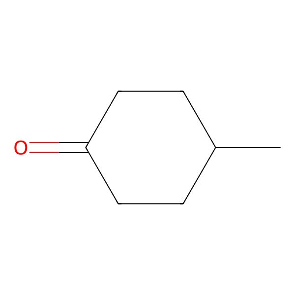 2D Structure of 4-Methylcyclohexanone