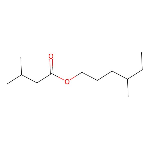 2D Structure of 4-Methylhexyl 3-methylbutanoate