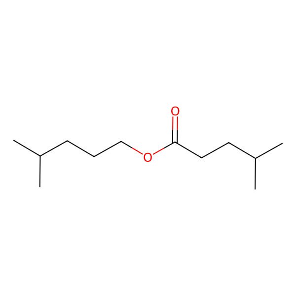 2D Structure of 4-Methylpentyl 4-methylpentanoate