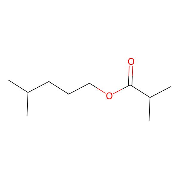 2D Structure of 4-Methylpentyl isobutyrate 2D Structure of 4-Methylpentyl isobutyrate