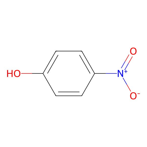 2D Structure of 4-Nitrophenol