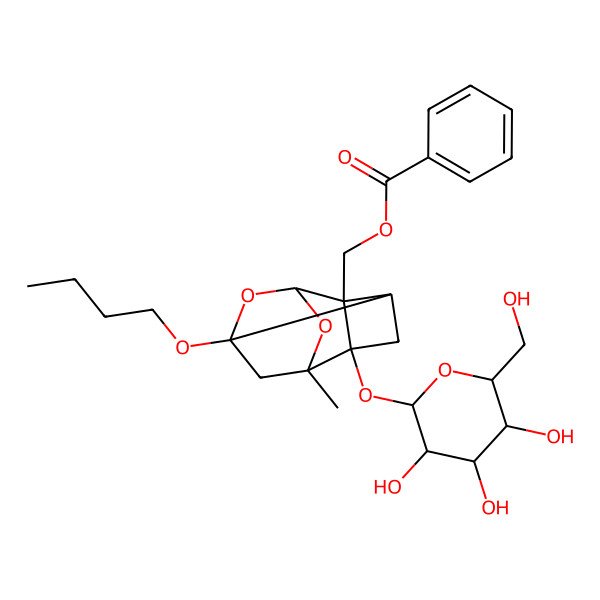 2D Structure of 4-O-butylpaeoniflorin 2D Structure of 4-O-butylpaeoniflorin