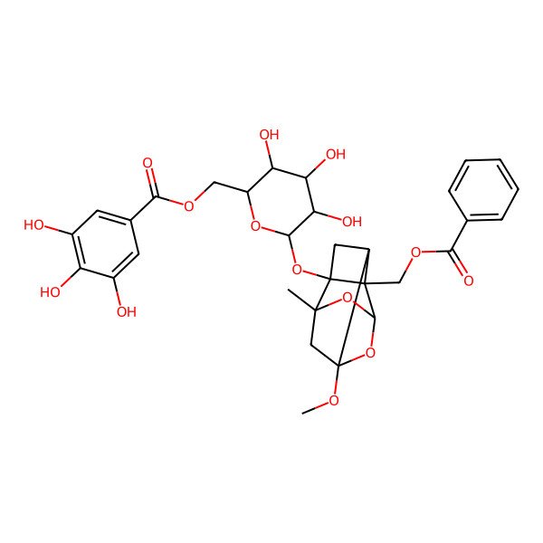 2D Structure of 4-O-Methylgalloylpaeoniflorin