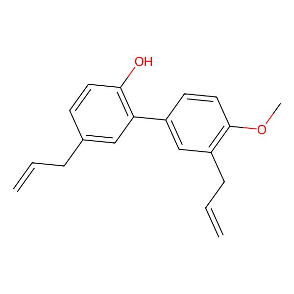 2D Structure of 4-O-Methylhonokiol