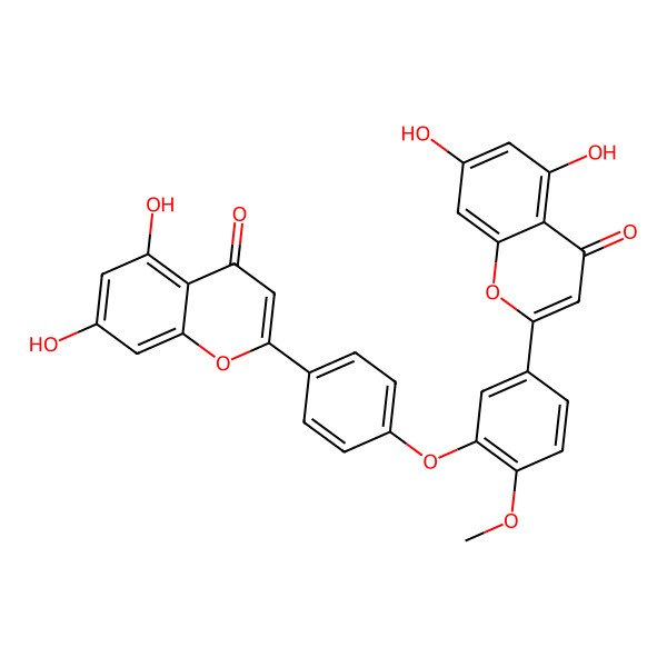 2D Structure of 4'-O-Methylochnaflavone 2D Structure of 4'-O-Methylochnaflavone