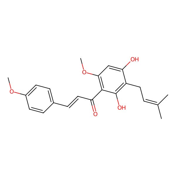 2D Structure of 4-O-methylxanthohumol