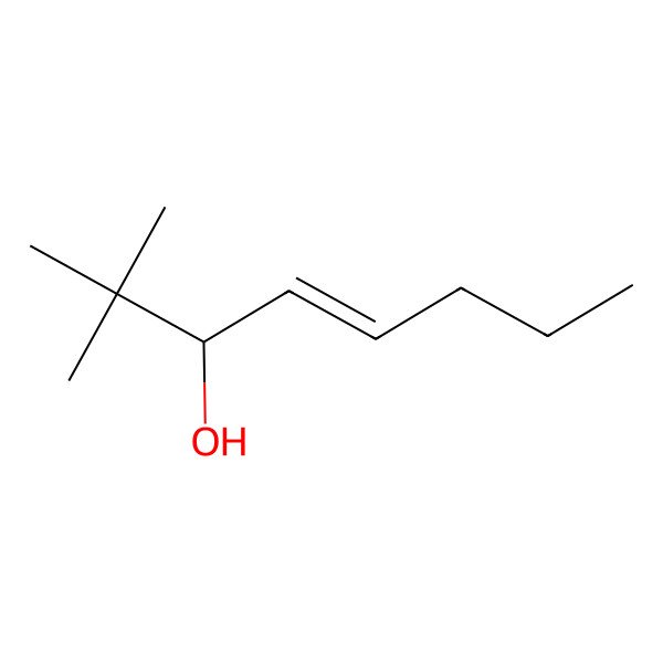 2D Structure of 4-Octen-3-ol, 2,2-dimethyl- 2D Structure of 4-Octen-3-ol, 2,2-dimethyl-