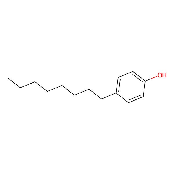 2D Structure of 4-Octylphenol