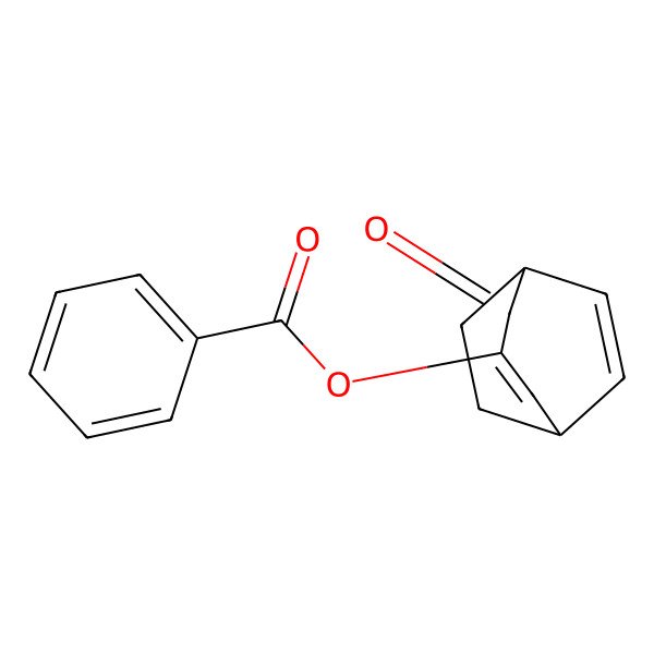 2D Structure of 4-Oxobicyclo(3.2.2)nona-2,6-dien-3-yl benzoate 2D Structure of 4-Oxobicyclo(3.2.2)nona-2,6-dien-3-yl benzoate