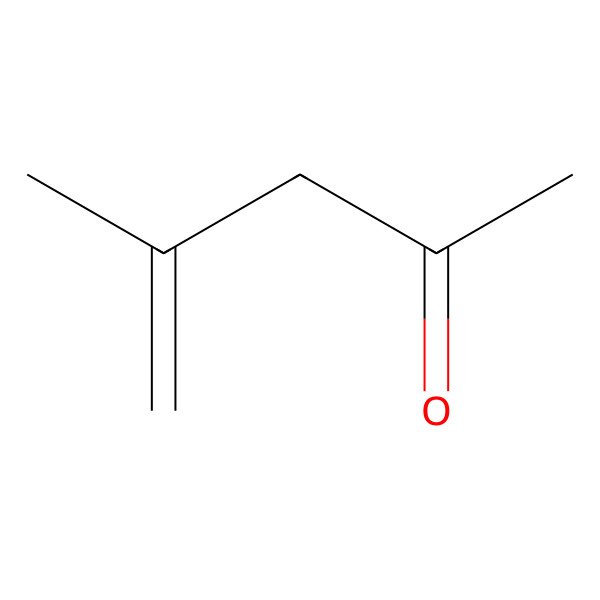 2D Structure of 4-Penten-2-one, 4-methyl-