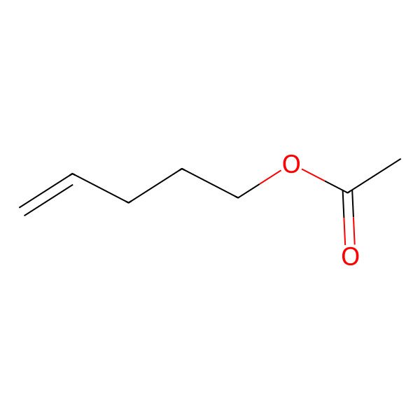 2D Structure of 4-Pentenyl acetate