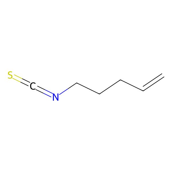 2D Structure of 4-Pentenyl isothiocyanate