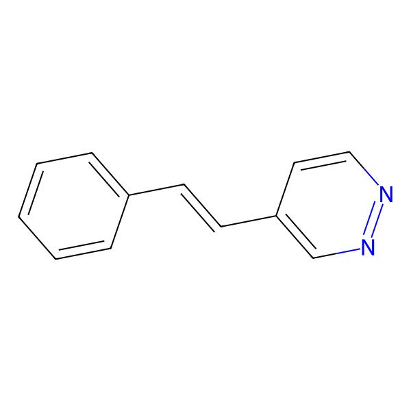 2D Structure of 4-Styrylpyridazine