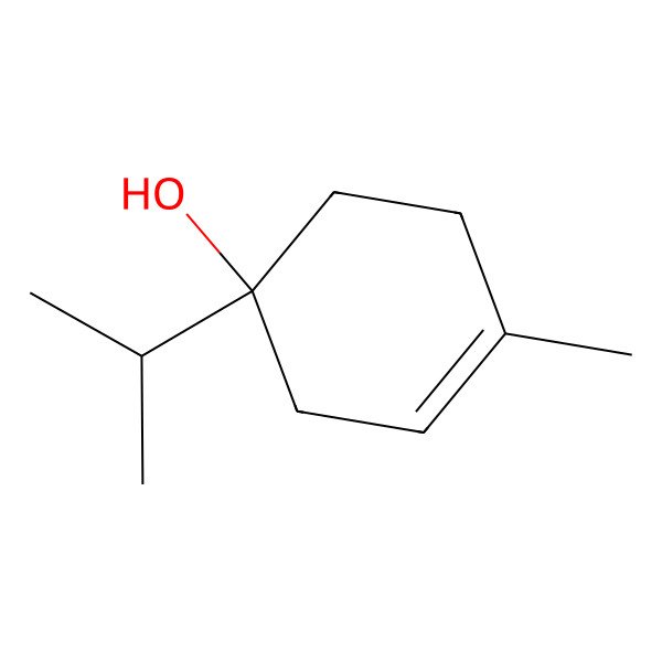 2D Structure of 4-Terpineol, (+/-)-