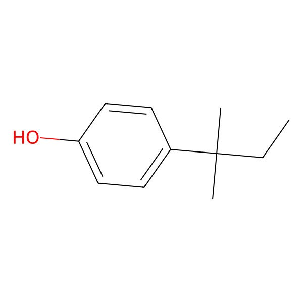 2D Structure of 4-tert-Amylphenol 2D Structure of 4-tert-Amylphenol