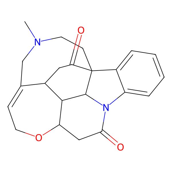 2D Structure of (1S,24S)-4-methyl-9-oxa-4,13-diazahexacyclo[11.6.5.01,24.06,22.010,23.014,19]tetracosa-6,14,16,18-tetraene-12,20-dione