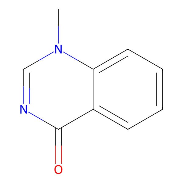 2D Structure of 4(1H)-Quinazolinone, 1-methyl-